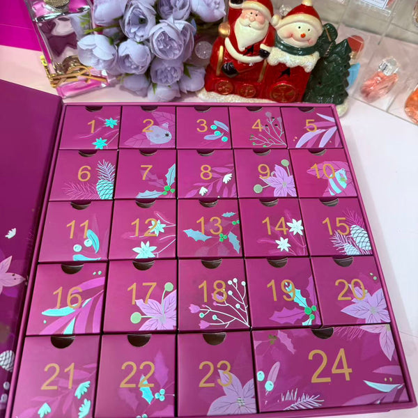 Flower Jigsaw and perfume Advent Calendar Box