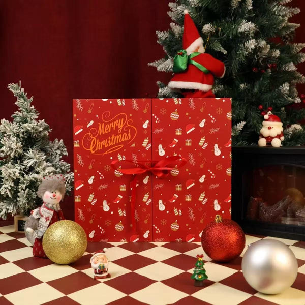 Merry Christmas Advent Calendar Blind Box Red New