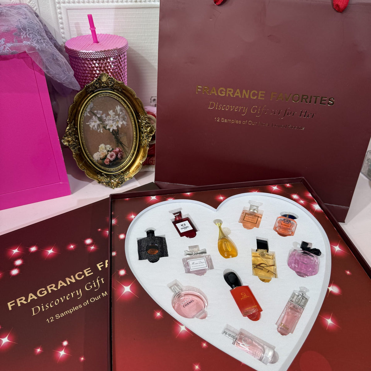 Red Love Heart Gift Set