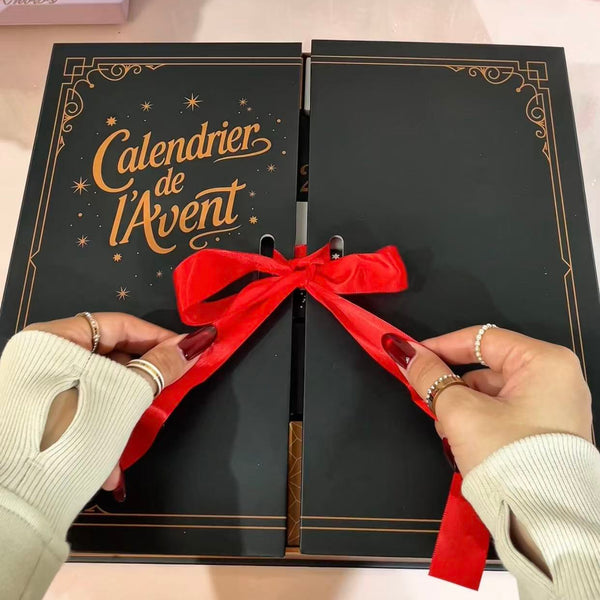 Merry Christmas Advent Calendar Blind Box Golden Black New